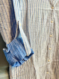 Long Sleeve Striped Button Down | Mystree