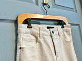 White Flare Jeans with Flower Pocket Detail  | Desigual
