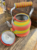 South African Multicolored Teapot | NOMAD Folk Art