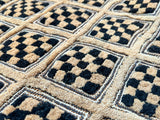 Vintage 23" x 24.25" Kuba Cloth | Artisans in the DRC