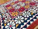 19th Century Embroidered Floral Textile | Artisans in India