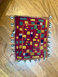 10" x 9" Embroidered Textile with Shell Detail | Artisans in India