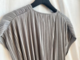 Gray Midi Wrap Dress | Paper Label