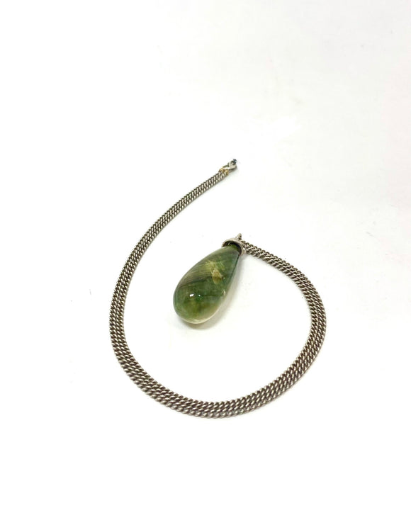 Sterling Silver Chalcedony Pendant Necklace | Susan Monosson