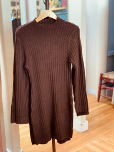 Mock turtleneck Sweater Dress in Mink /  525 America