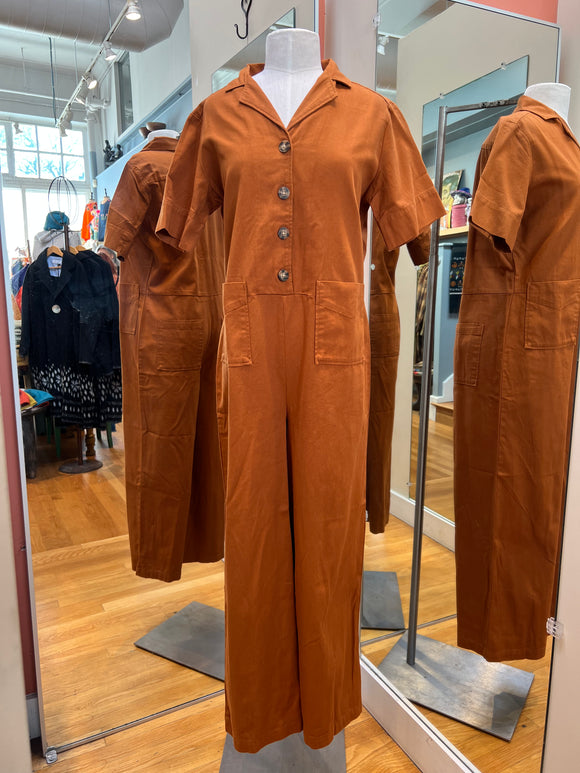 Button Up Jumpsuit | Known Supply