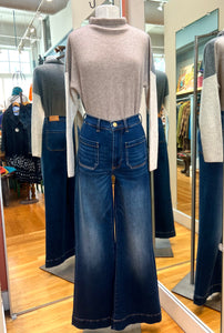 High Waisted Retro Wide Leg Jeans  | Dear John