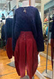 Red High-Waisted Modern Parachute Pants | NOMAD