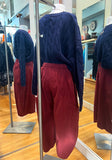 Red High-Waisted Modern Parachute Pants | NOMAD