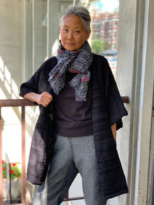 Handwoven Makara long jacket | Tonlé
