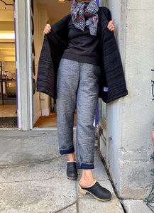 Light Indigo Kanya quilted pants | Tonlé