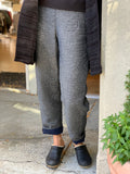 Light Indigo Kanya quilted pants | Tonlé