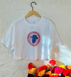 Wear A Damn Mask Crop Top | Yunity