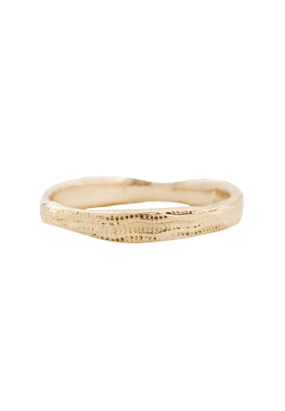 14k Gold Sea Urchin Ring in Size 6 | Lauren Wolf