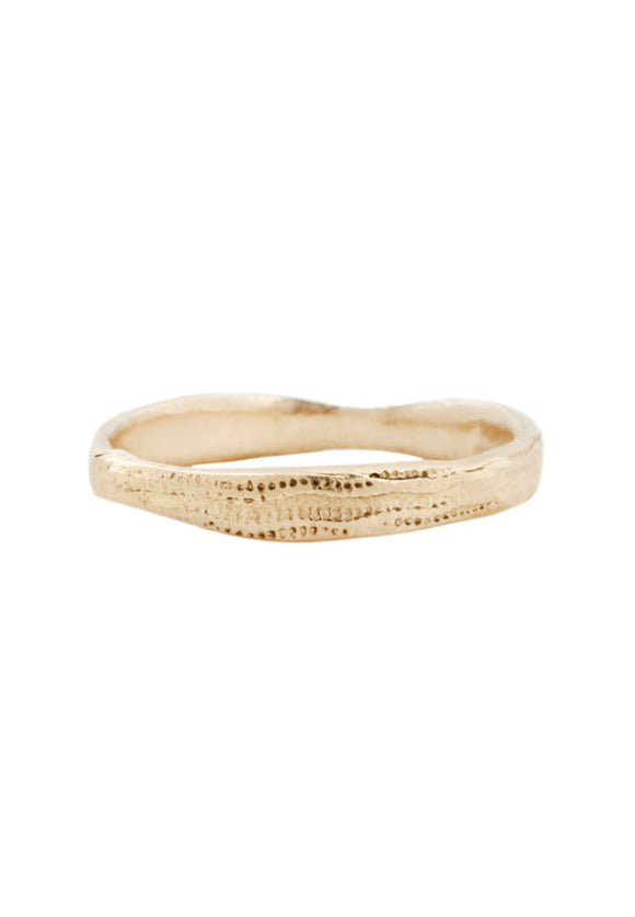 14k Gold Sea Urchin Ring in Size 6 | Lauren Wolf