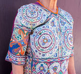 Vintage Indian Choli Tie-back Top