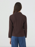 Brown Polkadot Blouse -- Nice Things