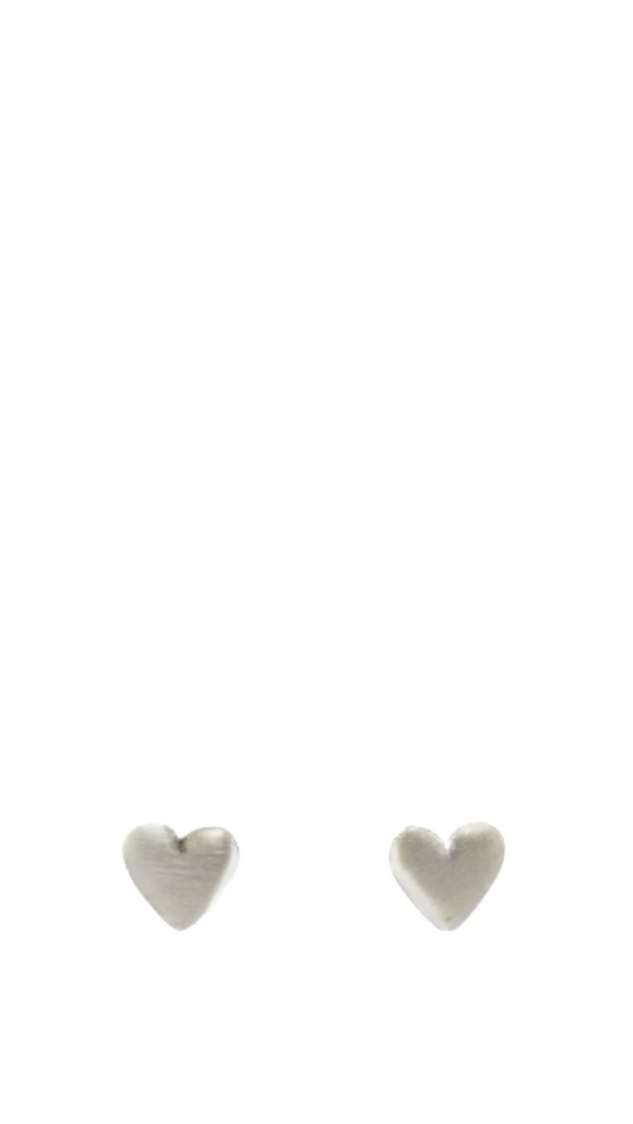 Small Heart Stud Earrings  | Jane Diaz
