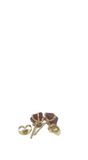 14k Yellow Gold Small Ruby Studs | Variance Objects