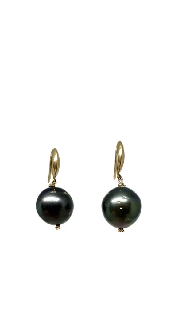 Hanging Tahitian Pearl Earrings | Susan Monosson