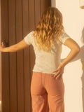 Mollusk Pointelle Tee Natural
