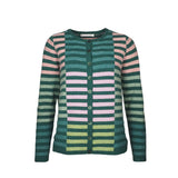 Indie Lambswool Sweater in Dark Green  | Mansted