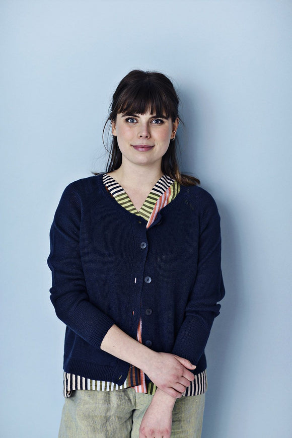 Yas Cardigan in Midnight | Mansted