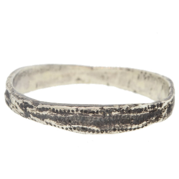 Sea Urchin Ring in Oxidized Silver | Lauren Wolf