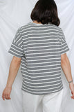 Striped V-Neck Tee | Orejas